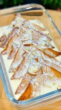 Shahi Tukda Recipe | Milk Powder Sweetest | Easy dessert recipes #milkbread #bread #milk #recipe