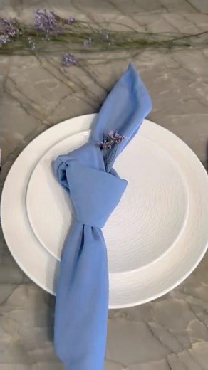 Elegant Knot Napkin Fold | Easy & Chic Table Setting Idea 💫