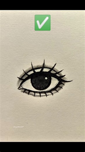 How to Draw PERFECT Eyes | Easy Step-by-Step Eye Drawing Tutorial #shorts #drawing #tutorial #art