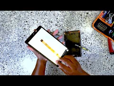Tablet repair: How to fix a broken/cracked tablet screen. Alcatel 3T