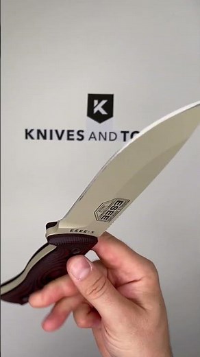 ESEE Model 5 Desert Tan Blade 3D Blood Black G10 survival knife 5PDT 004 kydex sheath + clip plate