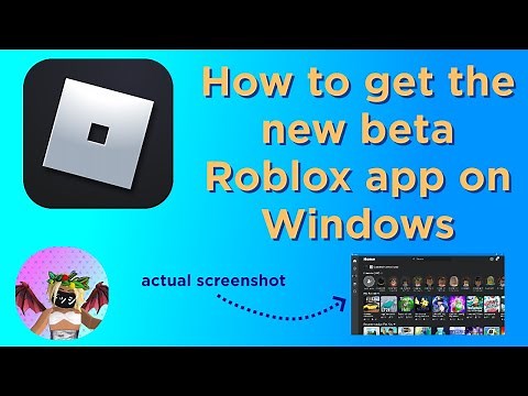 (read desc) How to get the Roblox App Beta [2021]