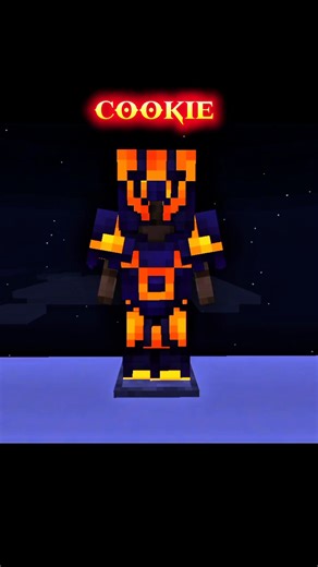 KOOKIE" Armor Trim in Minecraft! (OP Orange Combo) 🍪