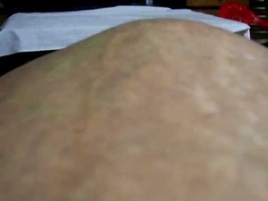 9th month of pregnancy - baby moving inside the belly