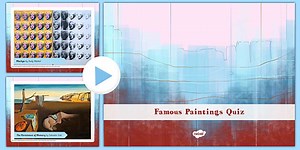 Famous Paintings Identification PowerPoint Quiz