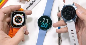 Apple Watch Ultra's sapphire compared to other smartwatches