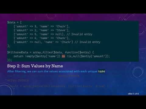 Mastering PHP: How to Combine and Sum Values in a Multi-Dimensional Associative Array
