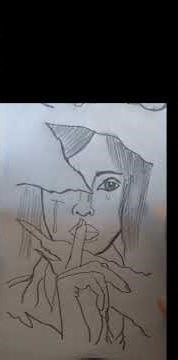 The handn stopped ,the lips remained still,but the soul continued to scream.🤐🤫👈