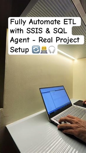 Fully Automate ETL with SSIS & SQL Agent – Real Project Setup 🔁 #studyvlog #youtubeshorts #shorts