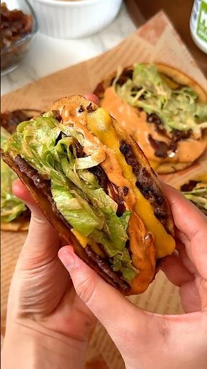 The Best Smash Burger Tacos