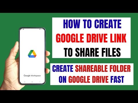 How to Create Google Drive Link to Share Files | How to Create a Shareable Folder