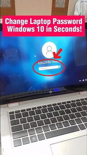 Change Laptop Password Windows 10 in 30 Seconds! 🔥 (Super Easy!)
