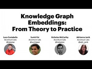 Knowledge Graph Embeddings Tutorial: From Theory to Practice
