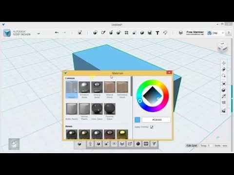 123D Design Tutorial - Basics 2/6 - Working with Solids