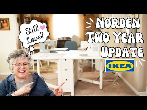 BEST SEWING TABLE FROM IKEA | 2 years later, would I still recommend it for sewing?