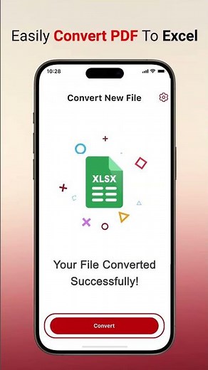 Convert PDF to excel