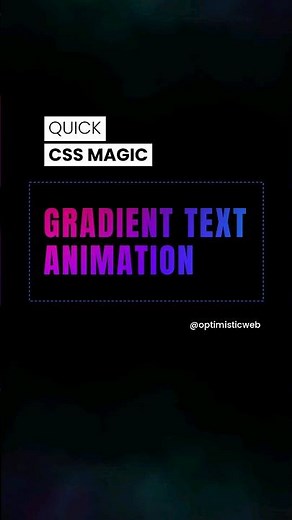 Create Stunning Gradient Text Animation in CSS | CSS Animation Effect
