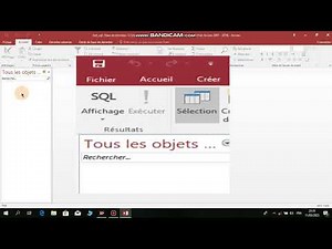 SQL en Access, voici comment créer des tables et remplir les tables avec l'outil SQL.