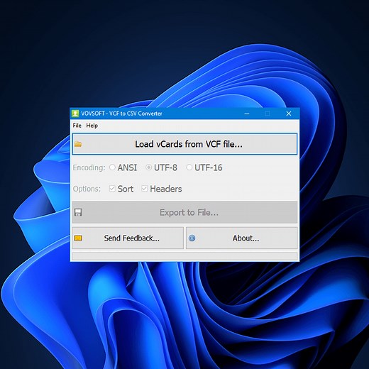 VCF to CSV Converter