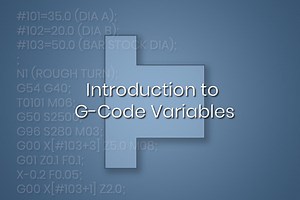 CNC G-Code variable programming
