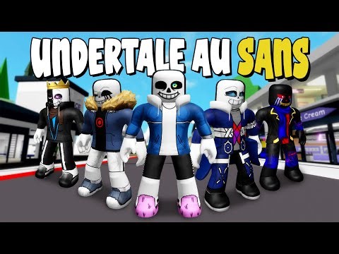 Aku Membuat SANS UNDERTALE AU Di Brookhaven W/codes - Roblox