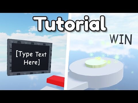 Utilizing Effects (Signs, Images, etc) | Roblox Obby Creator
