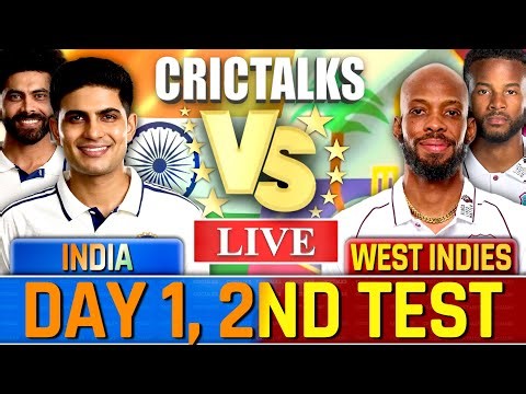 Live: IND v WI, 2nd Test Day 1, Test Live Cricket Match Today, India vs Team Scores & Commentary