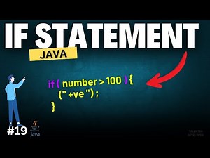 If statement in Java Explained with Example | Chapter-19| Java Tutorial For Beginners
