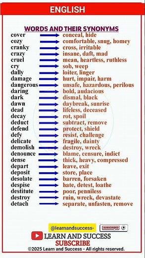 20+ English Synonyms to Boost Your Vocabulary!