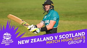 MATCH HIGHLIGHTS: New Zealand held firm despite the plucky Scotland side putting up a fine fight, coming through with a 16-run win 🔥 | ICC - International Cricket Council
