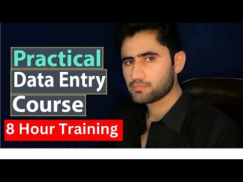 Data Entry Full Course for Beginner #dataentrycourse