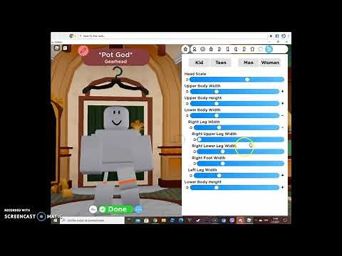 How to make a Simple Blocky avatar in Robloxian High School!