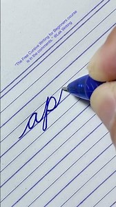 apple - How to write English cursive writing daily usable words | Cursive handwriting practice