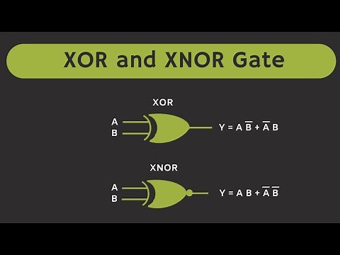 Logic Gates : XOR and XNOR gates Explained | XOR and XNOR gate as Inverter