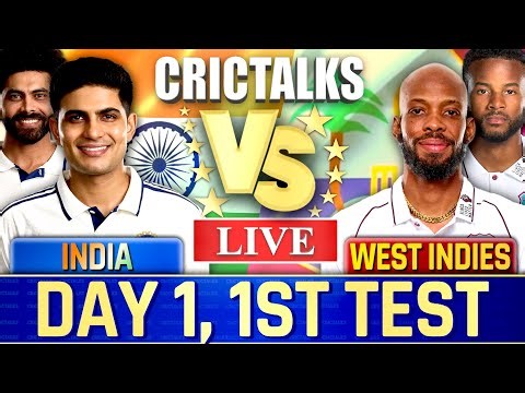 Live: IND vs WI, 1st Test Day 1, Live Cricket Match Today, Cricket Live,Team Scores & Commentary