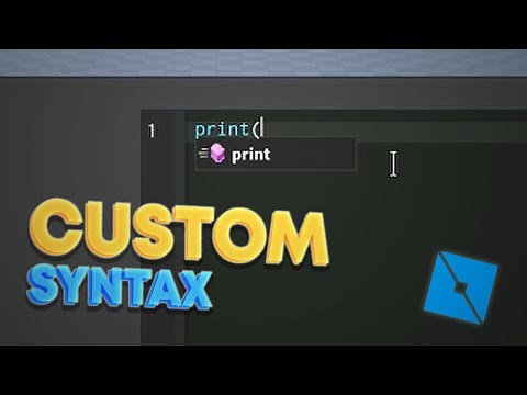 Roblox Script Editor/Syntax Highlighting GUI (preview)