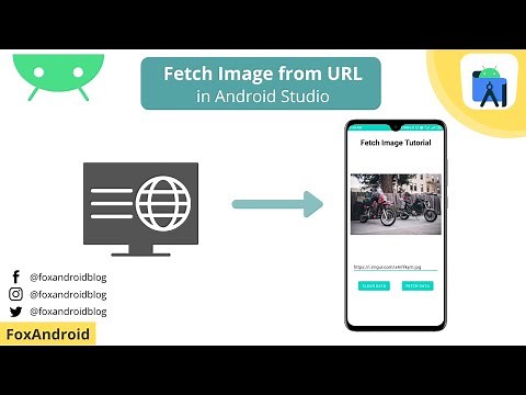 How to Load Image from URL in Android Studio || URL to Imageview in Android Studio