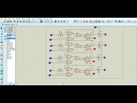 Building a Computer From Scratch in Proteus 4 Bit Register Explained