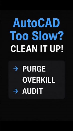 Make AutoCAD Files Open Faster with 3 Simple Commands!