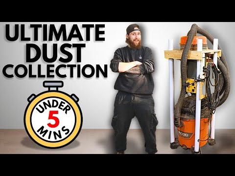 DIY Shop Vac Dust Collection Cart with Cyclone Separator (In 5 Mins)
