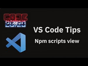 VS Code tips — Npm scripts view