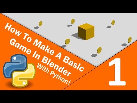 How to make a basic game in blender with python • Part 1