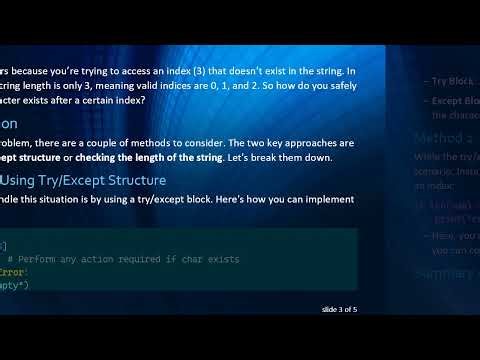 How to Check if the Next Character Exists in a String Using Python