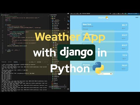 Weather App Built with Django