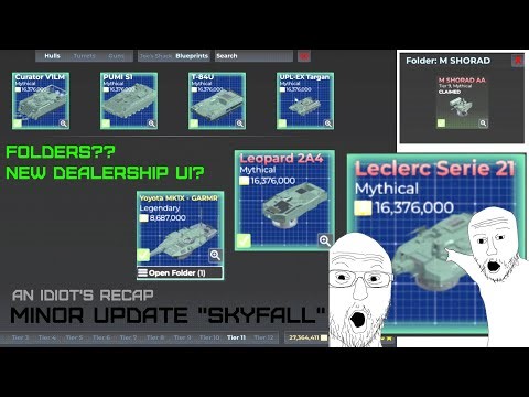 Everything added in the new update "Skyfall" i think (Roblox Cursed Tank Simulator)