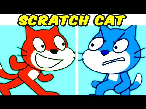 FNF VS Scratch Cat VS Blue Scratch Cat VS Preposterous D-sides! (FNF MOD/HARD) (Friday Night Funkin)