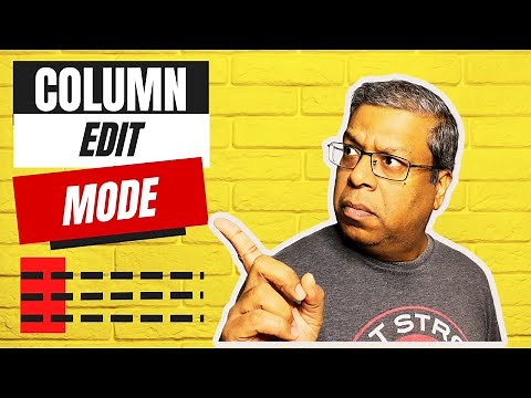 NOTEPAD++ COLUMN EDIT MODE: Edit Multiple Lines At The Same Time In Notepad++