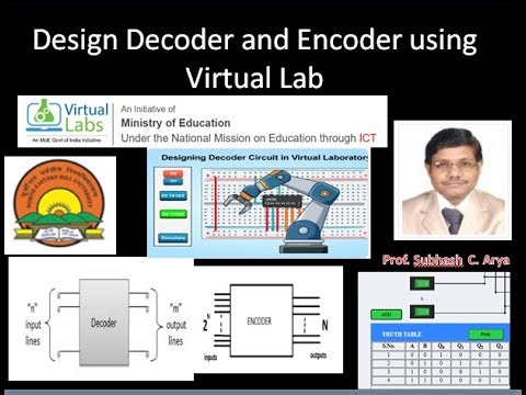 Decoder and Encoder using Virtual Lab MoE and IITR