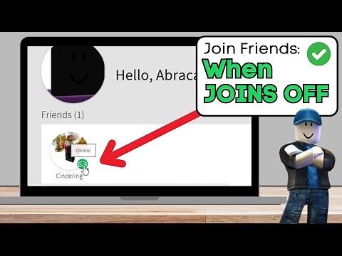 How To Join Someone With Joins Off In Roblox - Working Method!