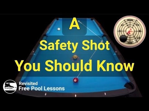Game winning kick-safe shots with bonus shot (Free Pool Lessons)